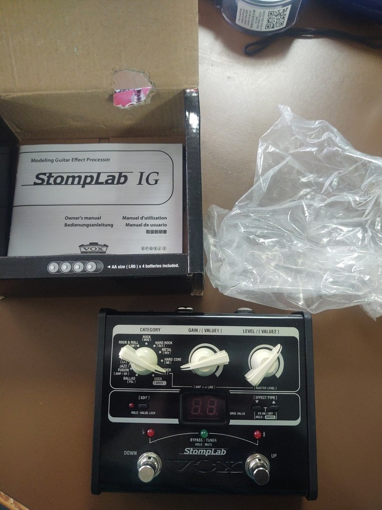 Vox StompLab IG 1G Modeling Guitar Effects Pedal