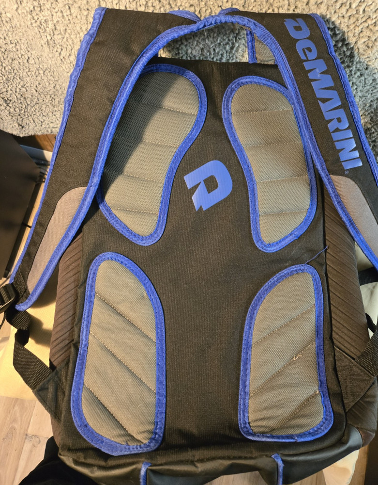 DeMarini Voodoo Junior Baseball/Softball Backpack Bag - Navy