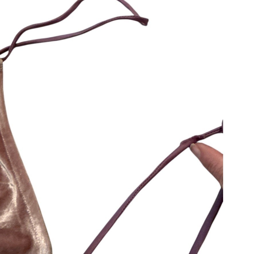 Free People Intimately Velvet Cami Top Rose Boho M Glam Layering Y2K Style