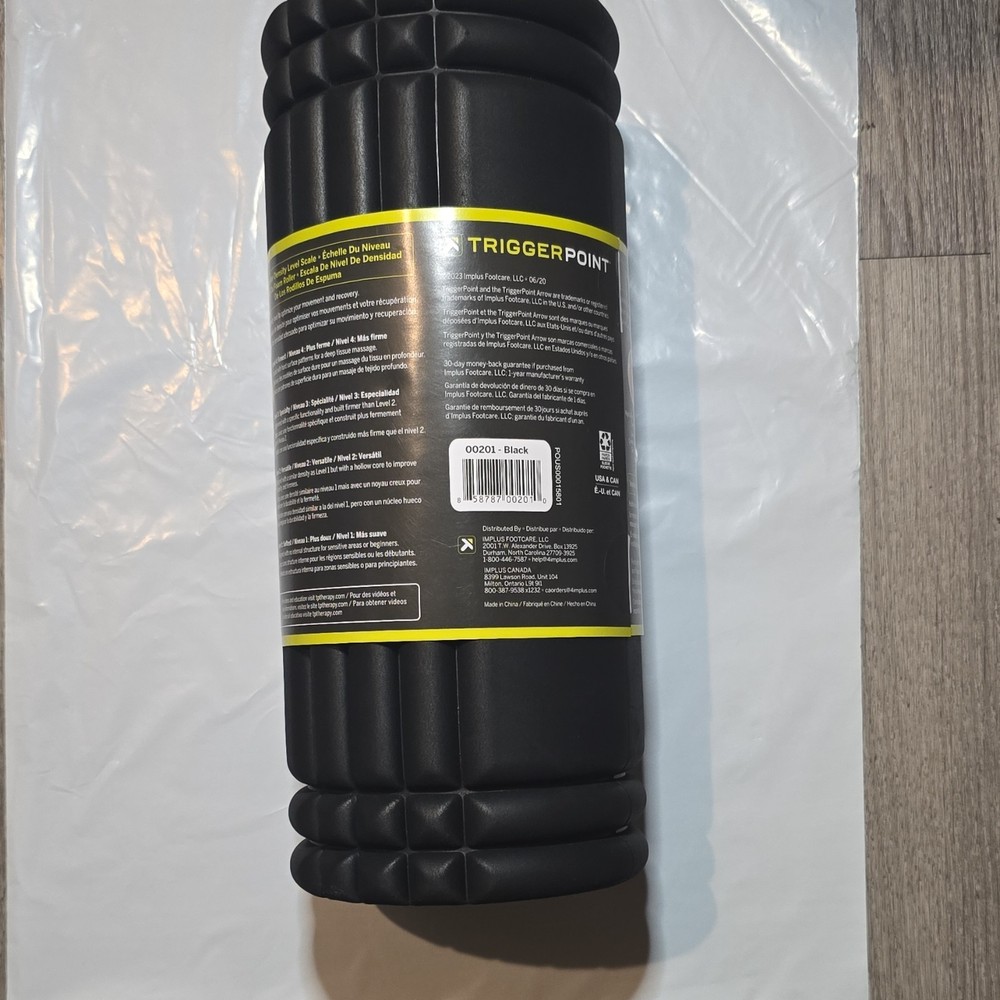 Trigger Point Performance GRID Foam Roller Durable Construction Black