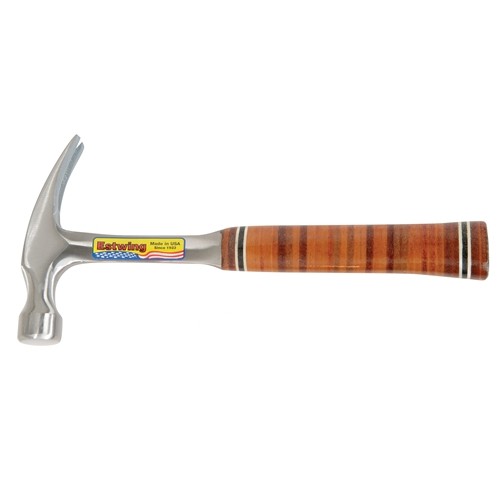 EstWing E16S 16oz Rip Claw Hammer with Leather Grip