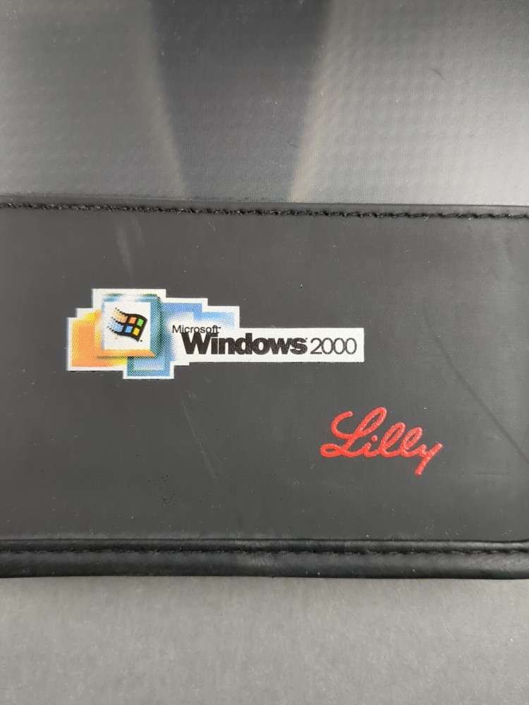Microsoft Windows 2000 Eli Lilly Logo 12 CD Wallet Branded Tech Memorabilia