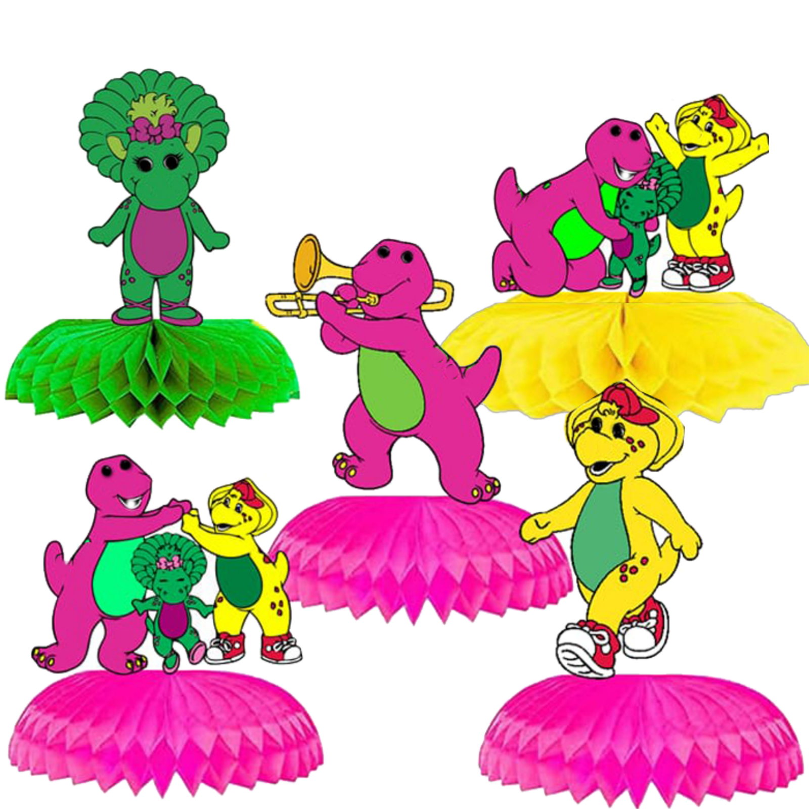 BARNEY cake birthday party decorations decor theme idea supplies BALLOON CUPCAKE