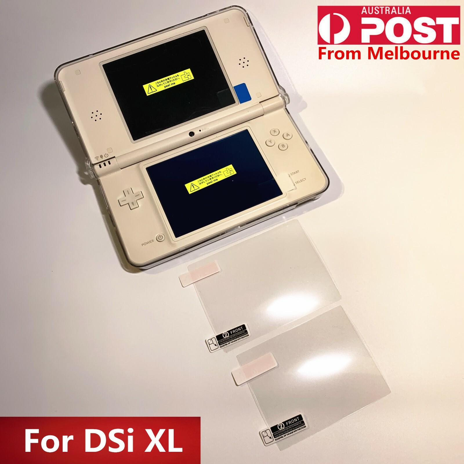 2Pcs New Clear LCD Film Screen Protector For Nintendo DSi XL