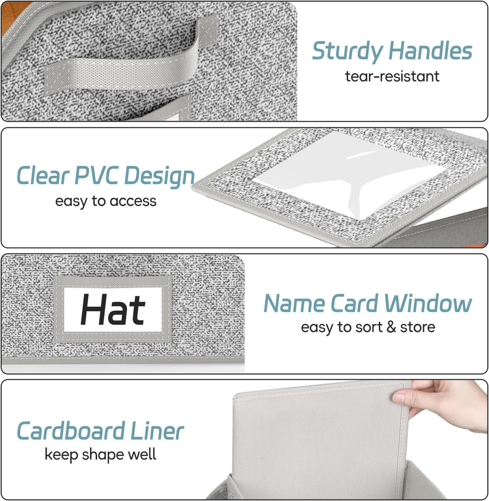 2 PCS Stackable Hat Storage for Baseball Caps, Holds up to 24 Caps Hat Organizer