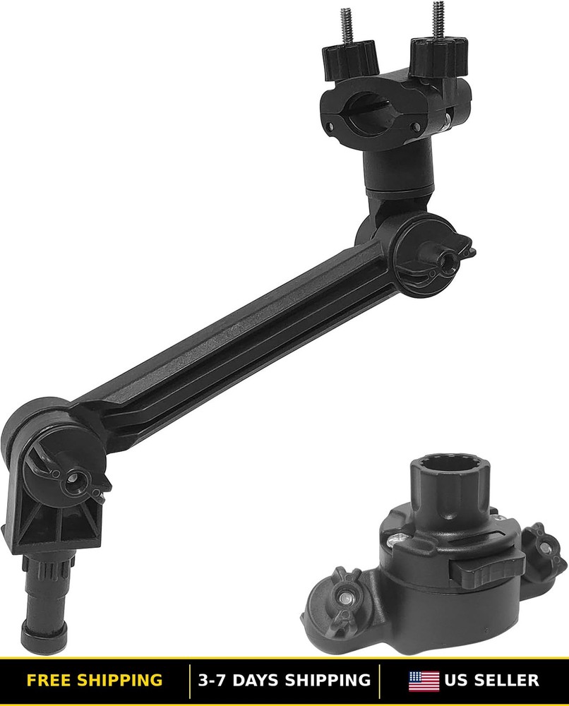 Universal Trolling Motor Stabilizer Bracket, Quick Release, Adjustable Support M