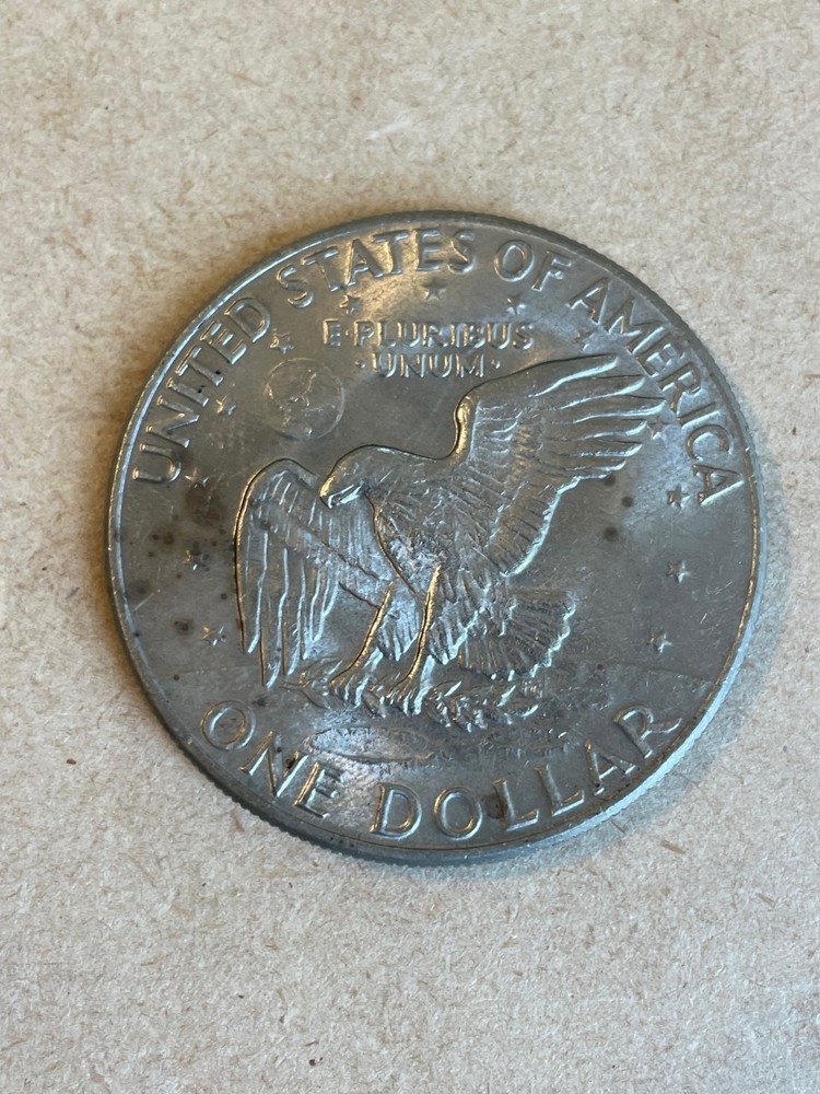1974 D Eisenhower Ike Dollar-- Nice Mint Luster & Toning-- Great Condition!