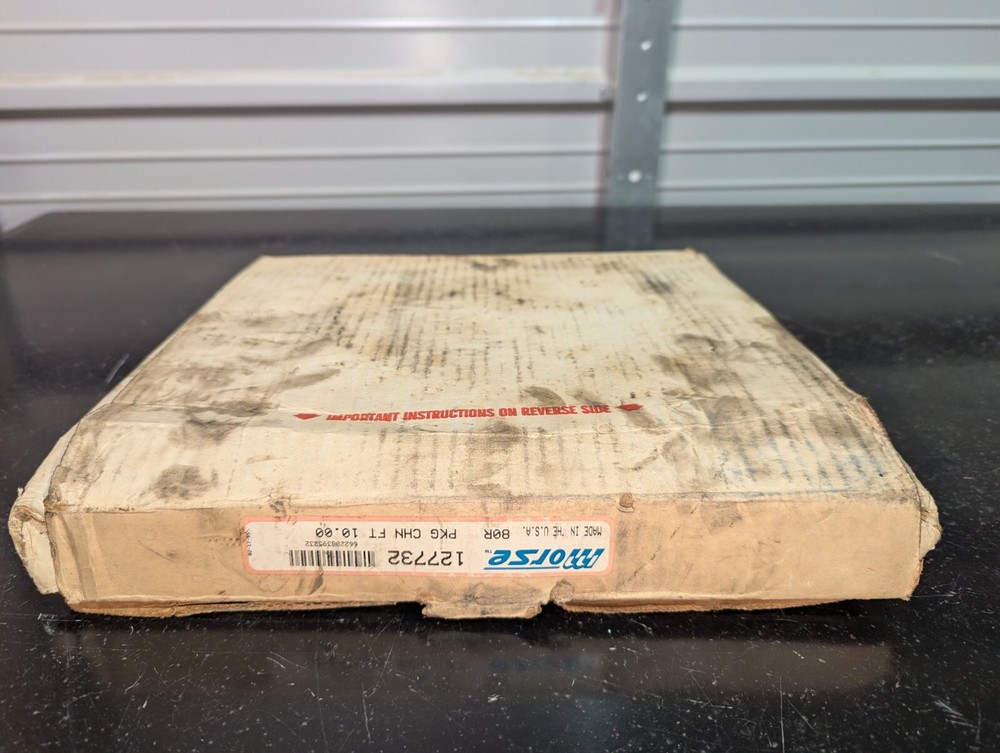 Morse 127732 Standard Riveted Roller Chain - 80R 10FT / NOS