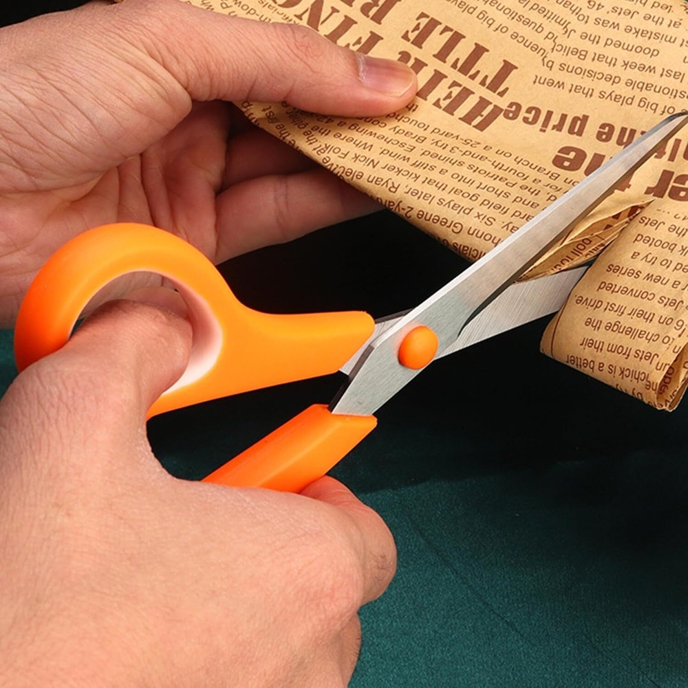 Scissors, Rkqoa 8" Scissors All Purpose 6 Pack - Multicolor 6