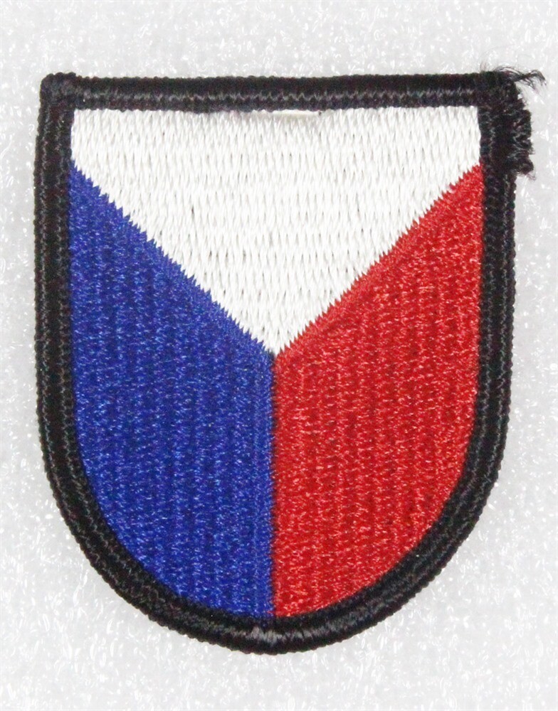 Army Beret Flash Patch: 6th Special Operations Support Cmd, 2nd style black edge