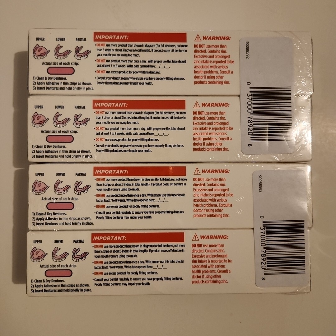 Fixodent Ultra Max Hold Secure Denture Adhesive 2.2oz Twin Pack X2