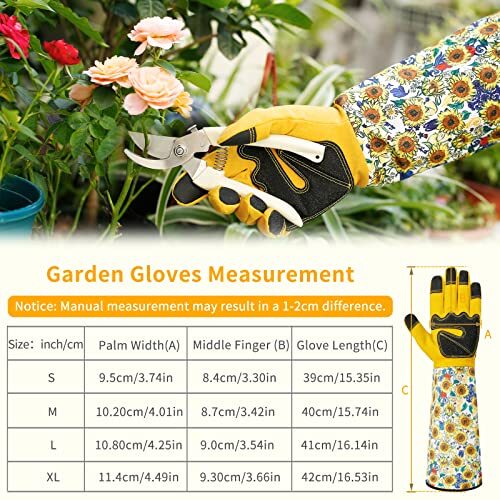 Gardening Thorn Proof Long Gloves Rose Cactus Pruning Work Gloves