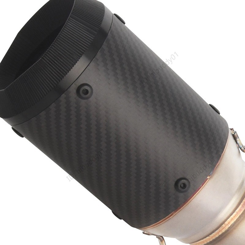 YZF R1 2015-2026 for Yamaha R1M Exhaust System Mid Link Pipe Black Muffler Tips