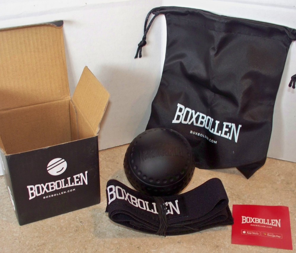 Boxbollen Original Reflex Ball - Viral Game & Workout - Adjustable Headband