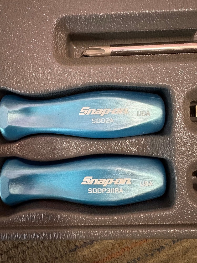 Snap-On Peal Blue 7pc Screwdriver Set