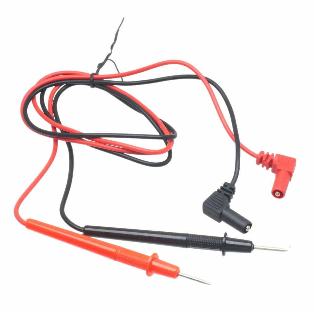 Cable Multimeter banana plug right angle to test pen probe wire 5A 3FT