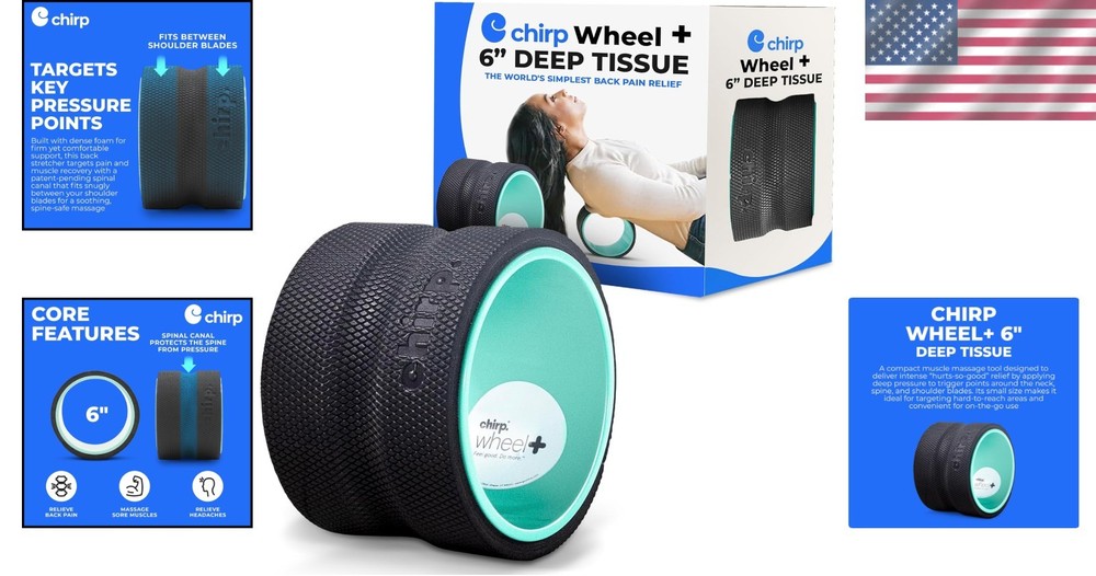 Deep Tissue Relief Wheel Foam Roller