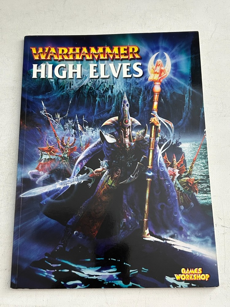 Warhammer High Elves Elf Codex Army Book 2002 Very Good Condition SC OOP