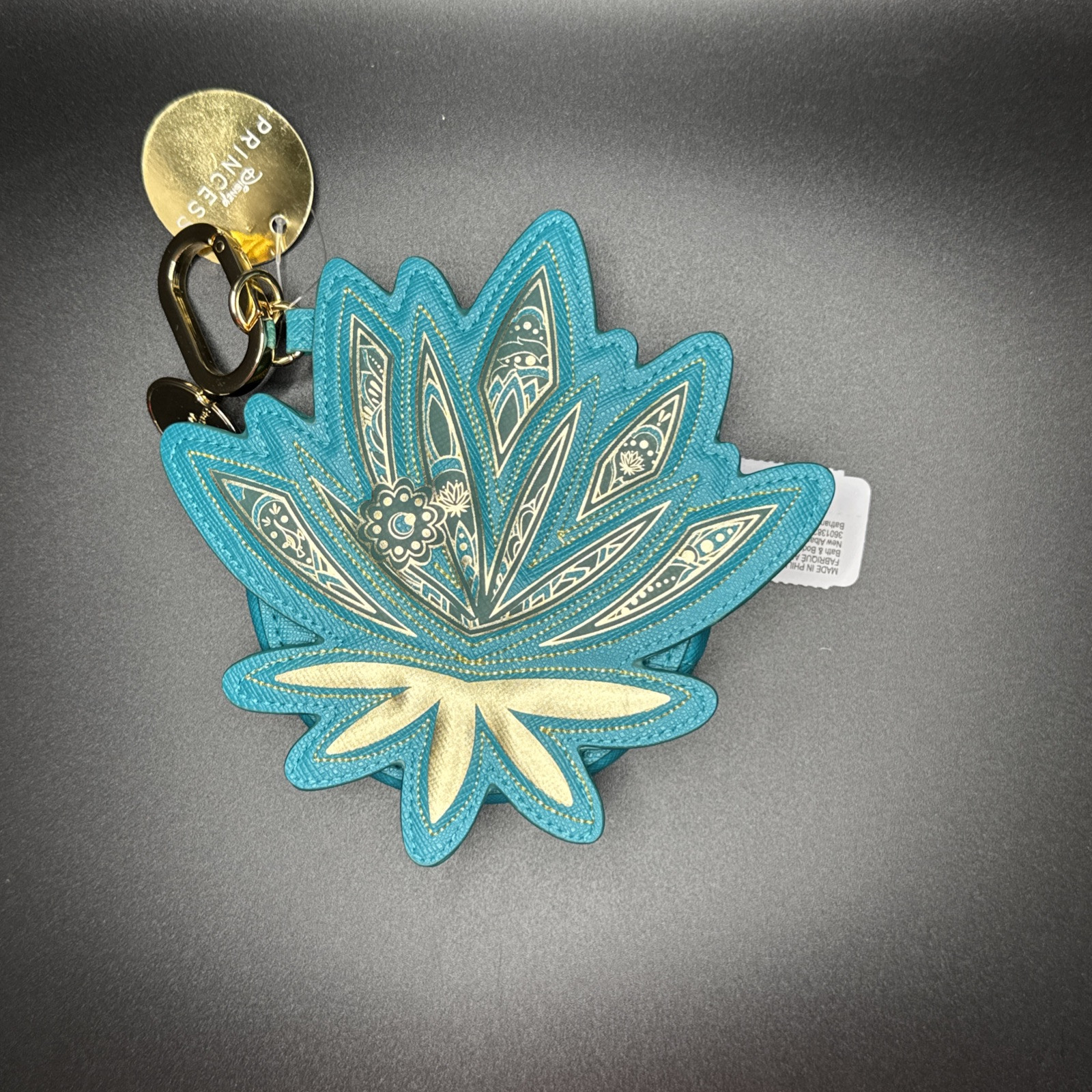 Bath & Body Works X Disney Princess Jasmine Coin Purse Blue Gold NWT