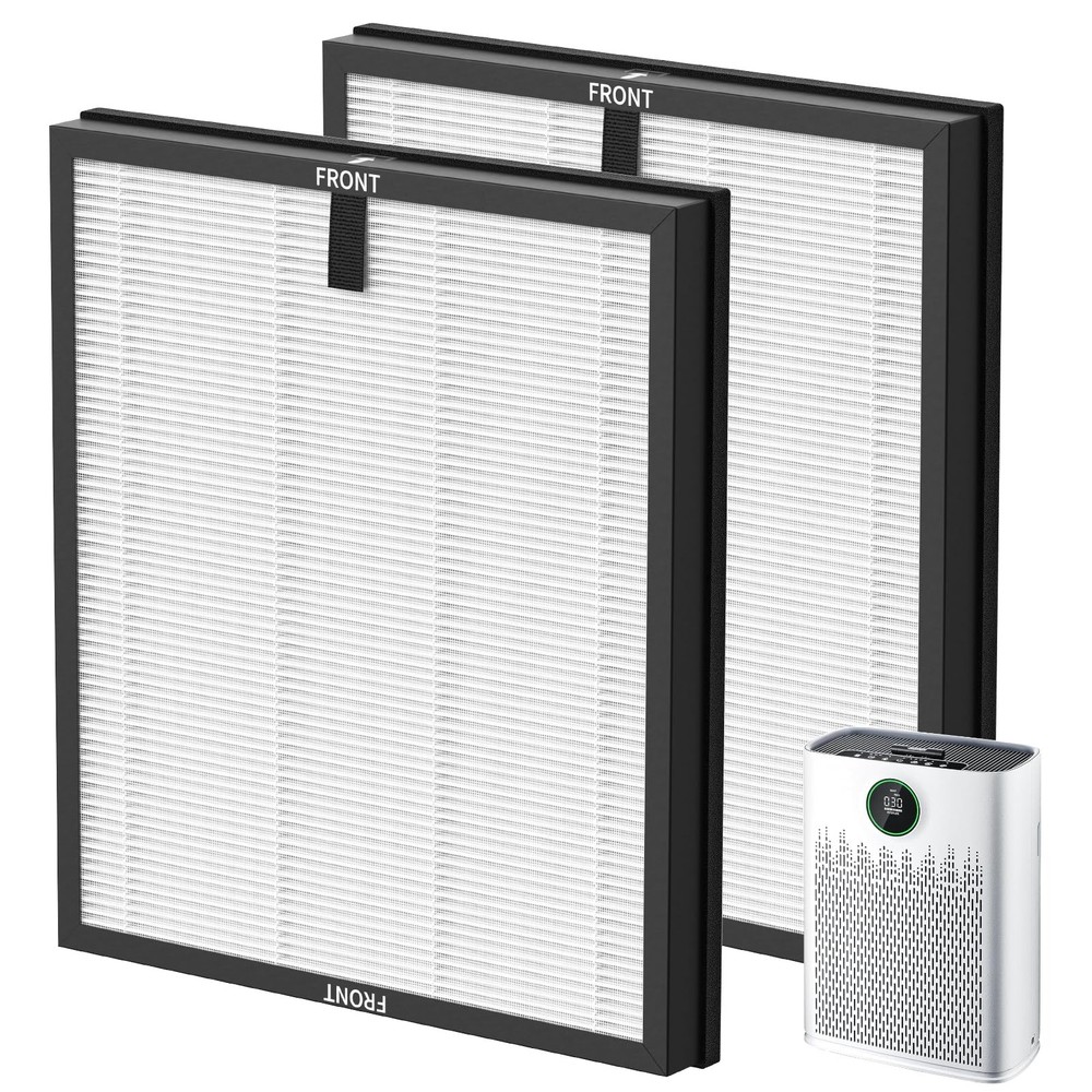 HAP603 Replacement Filter 2 Pack Compatible with ECOSELF Air Purifier Large Room