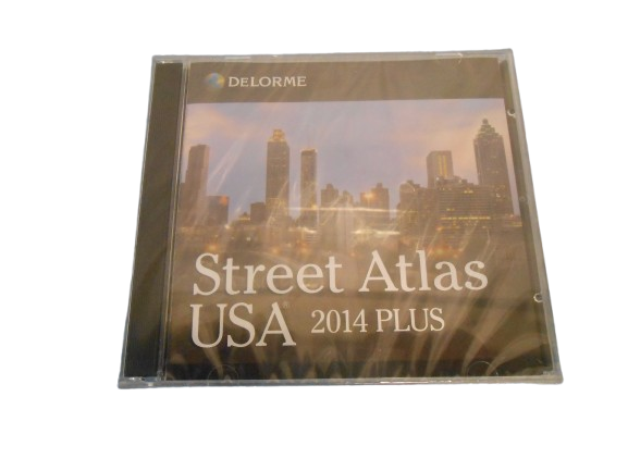 Delorme Street Atlas USA 2014 Plus Double Disc DVD 2 DVD ROM SET