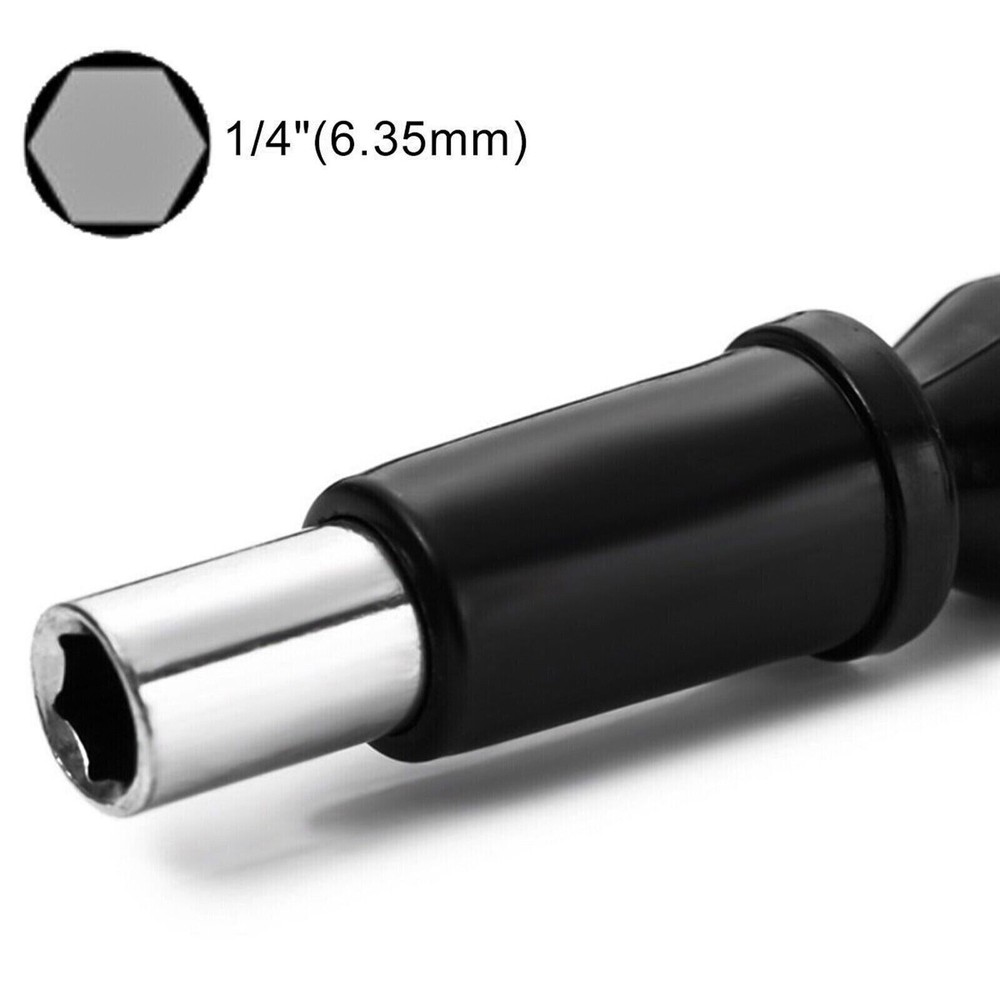 1/4" Hex Flexible Shaft Extension Screwdriver Drill Bit Holder Attachment Tool