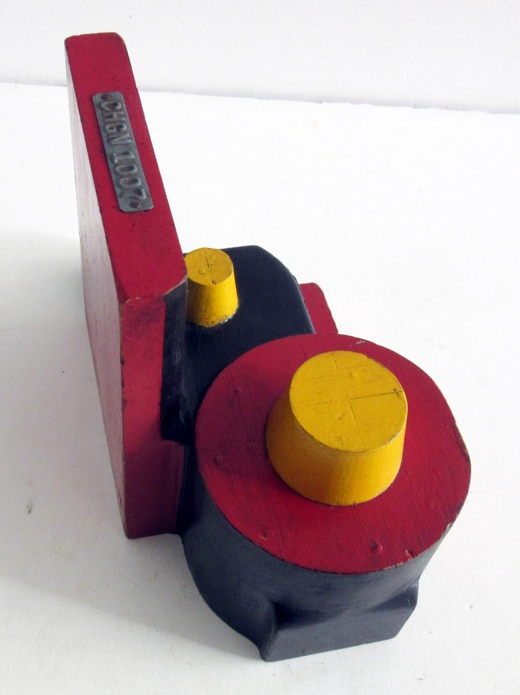 Vintage Quality Control Tooling Fixture, Solid Wood Construction, CHGN 1007