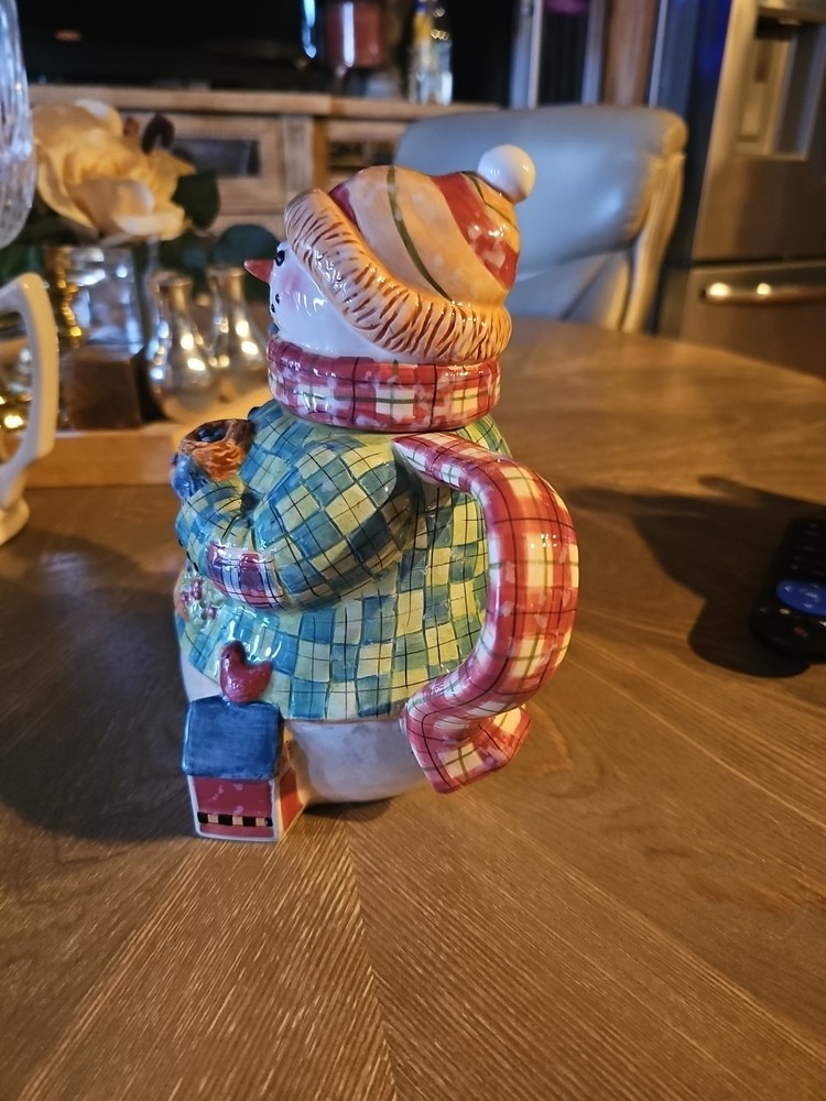 Snowman Man Teapot