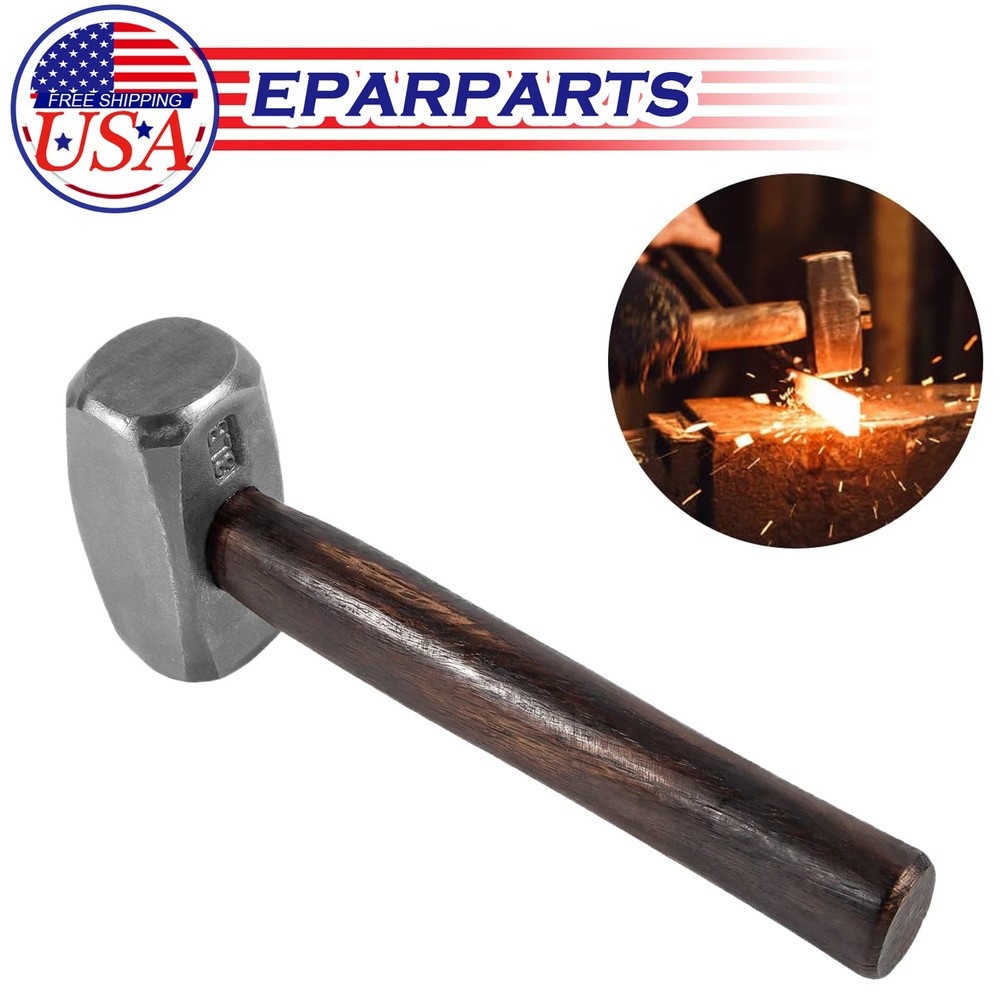 3lb Blacksmith Hammer Bladesmith Forge Engineer Drilling Hammer Knife Making
