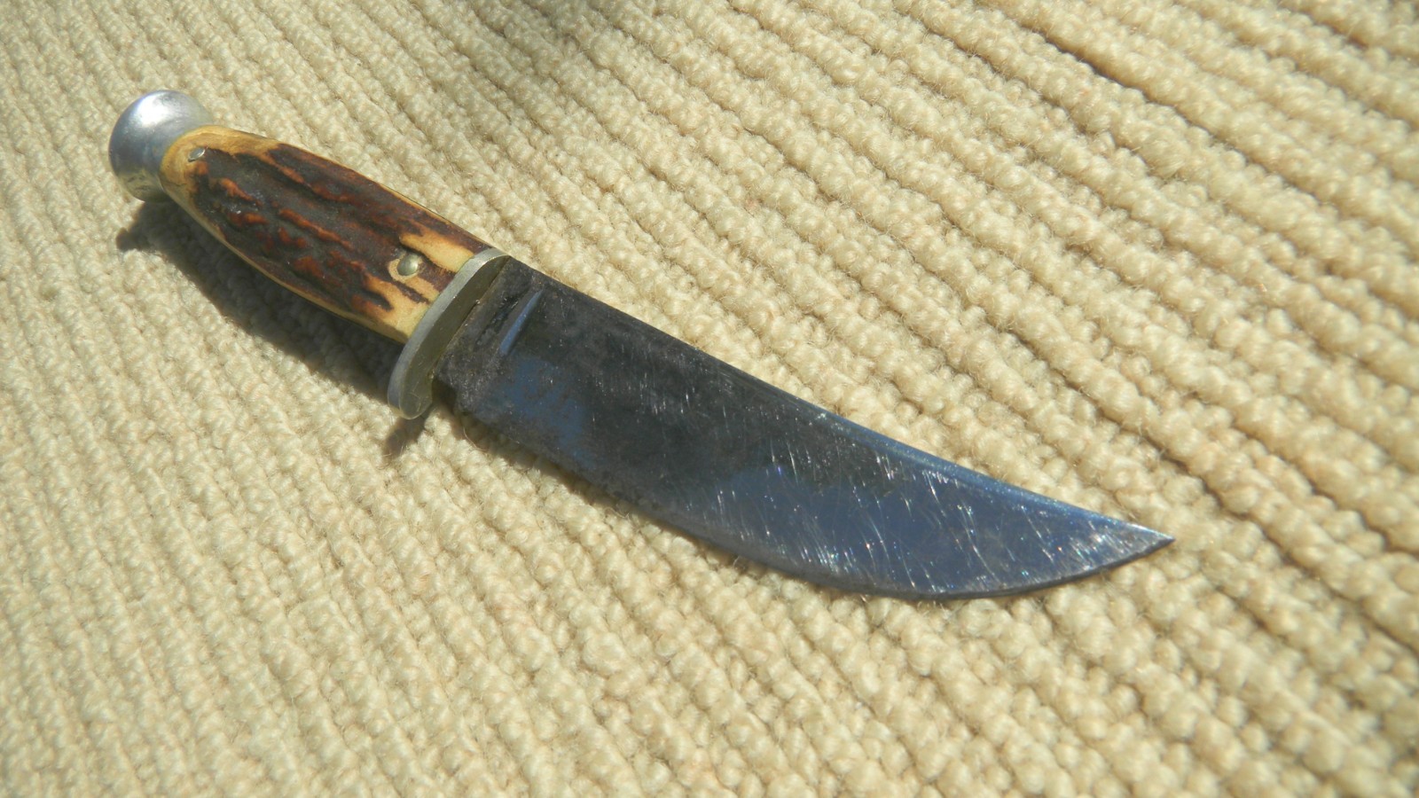 Case Fixed Blade Hunting ,Trapping , Hiking, Camping Knife with Sheath Vintage