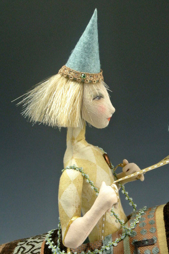 Cloth Art Doll Pattern Class Tutorial "Whoa Nellie" by Cindee Moyer