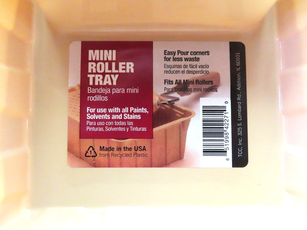 TCC Mini Roller Tray for Paints and Stains