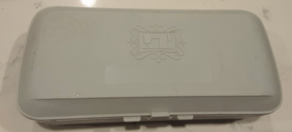 Vintage Sewing Machine Plastic Storage Case Box
