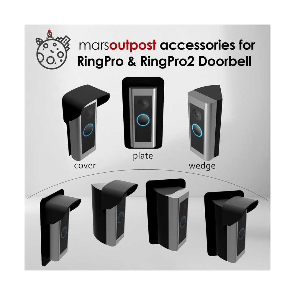 | Wedge Compatible with RingPro & RingPro 2 Video Doorbell | Angle ... Fast Ship
