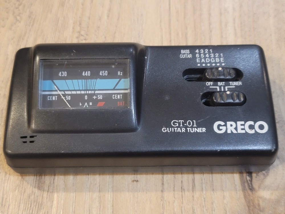 Greco GT-01 Guitar Tuner Tested