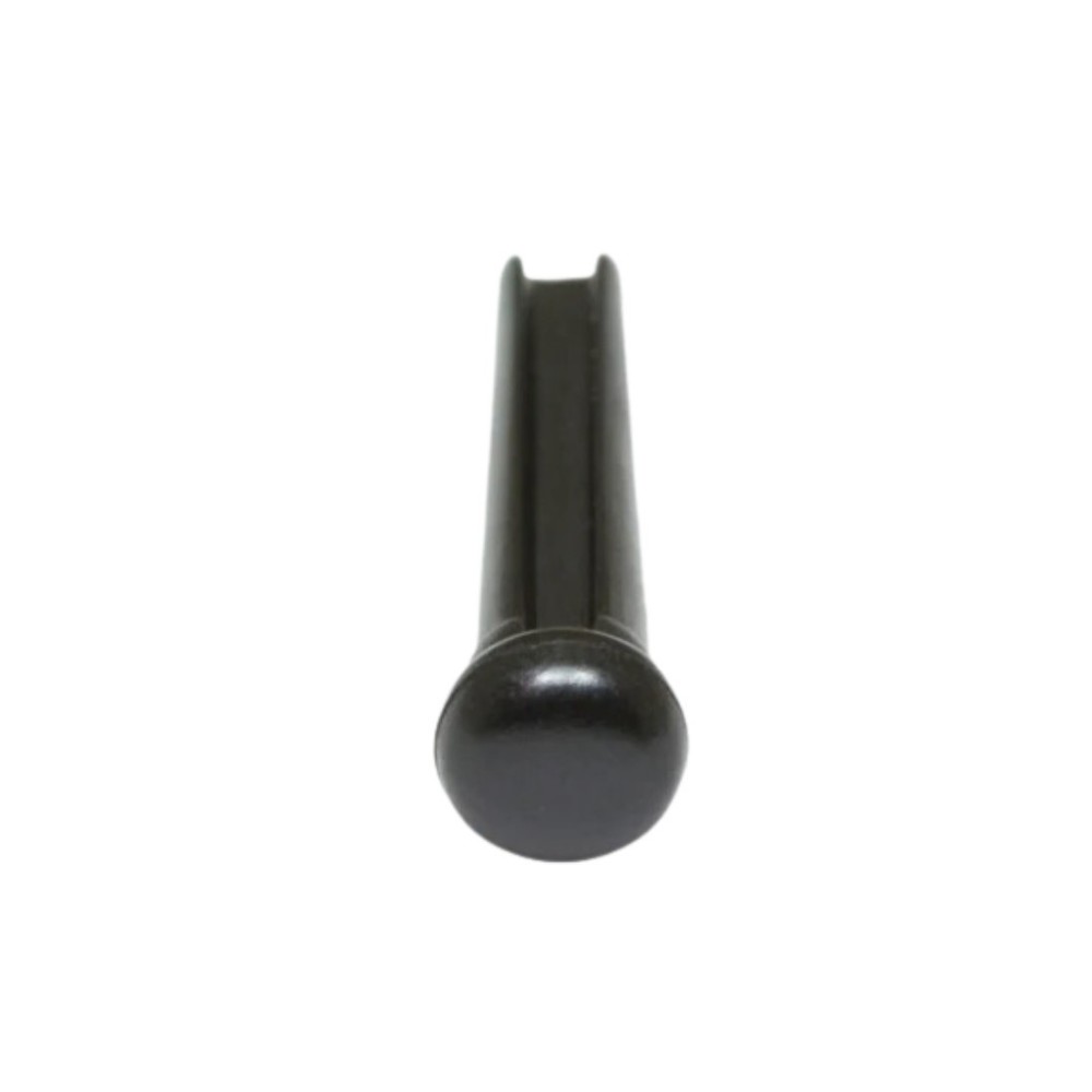 Graph Tech PP-2100-01 Tusq Traditional Bridge Pins,Black/Not Dot
