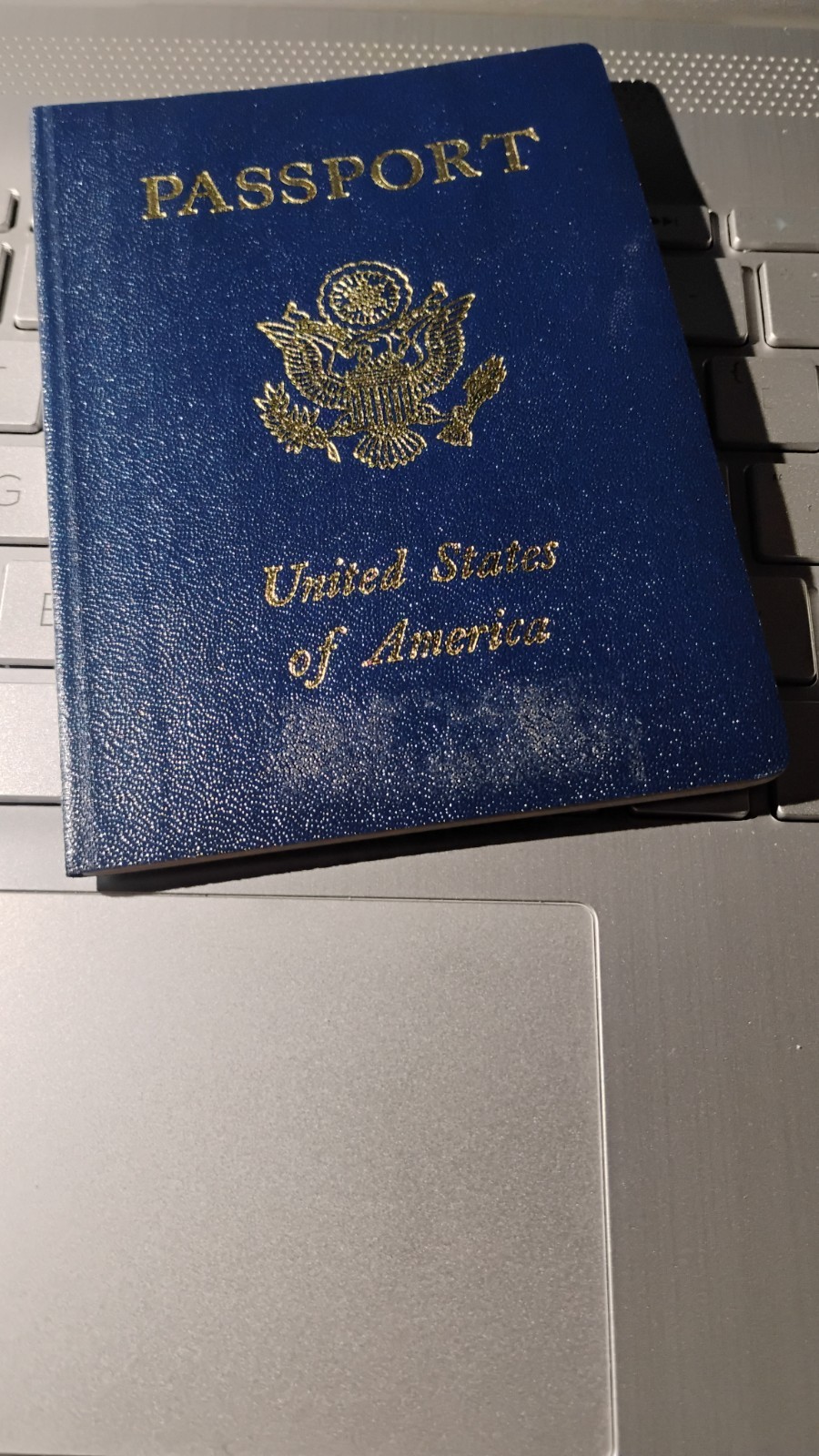 VINTAGE PASSPORT USA 1987 INK STAMPS