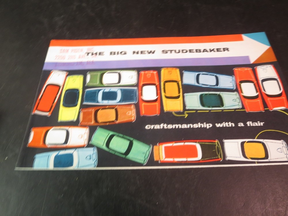 Original 1956 The Big New Studebaker Sales Brochure