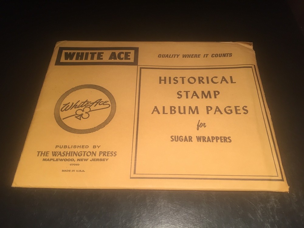New White Ace Pages Topicals Sugar Wrappers- Lot of 12 Blank Pages