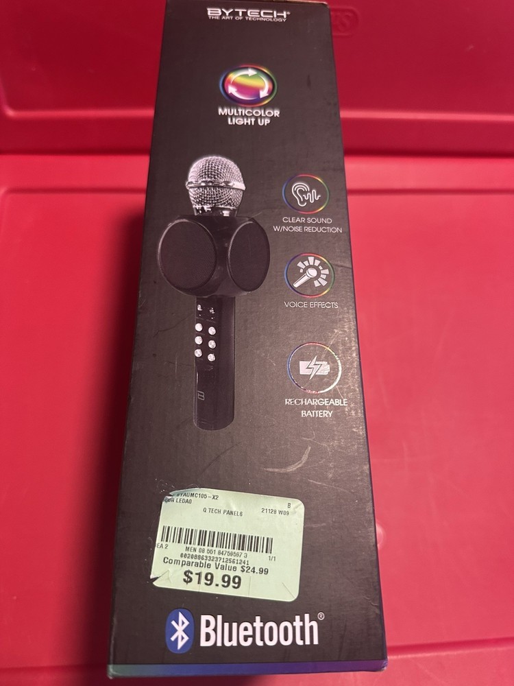 BYTECH Multicolor Party Starter Kit - Light Bulb & Karaoke Microphone