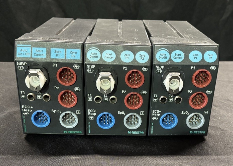 Datex-Ohmeda M-NESTPR Multi Parameter Module LOT OF 3