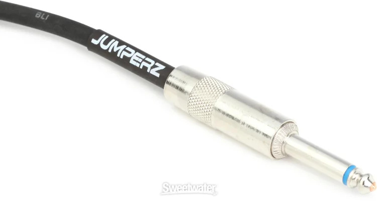 JUMPERZ Blue Line Instrument Patch Cable - 1 foot
