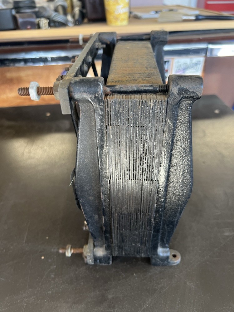 Antique 1920’s Thordarson (?) Large Open-Frame Tar-Dipped Transformer