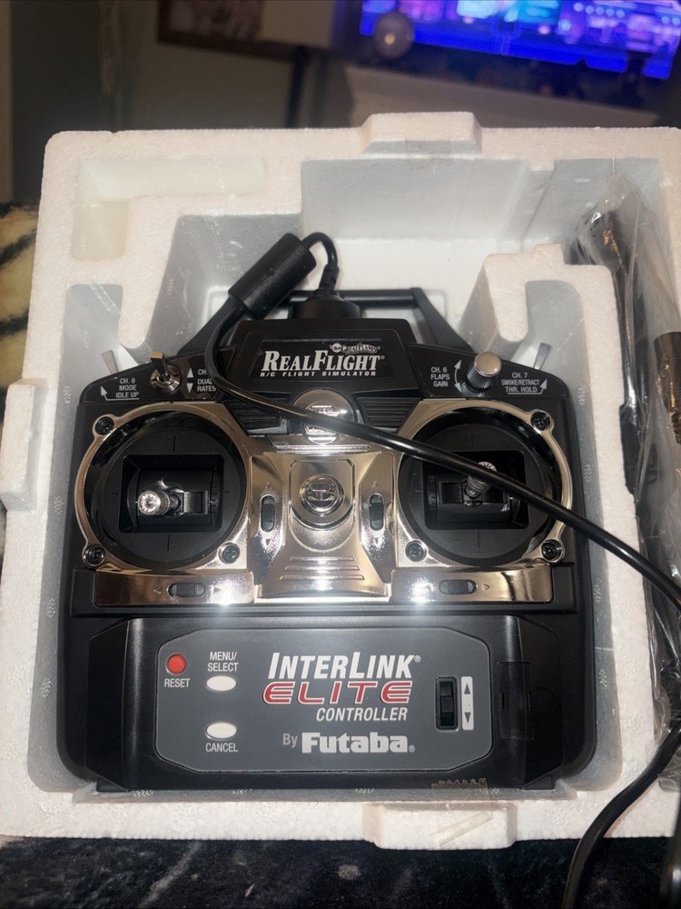 RealFlight R/C Flight Simulator Interlink Elite Controller Futaba