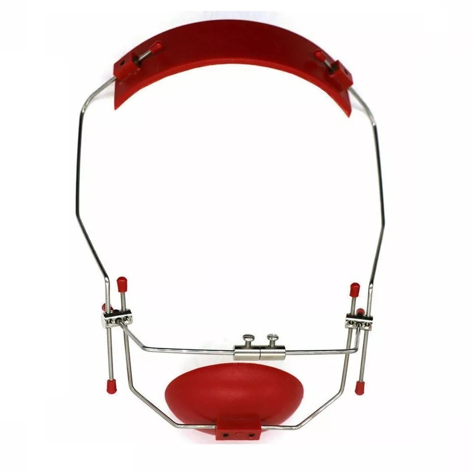 Dental Ortho Reverse Forward Pull Headgear Double Blue/Red Lever Multi Adjustabl