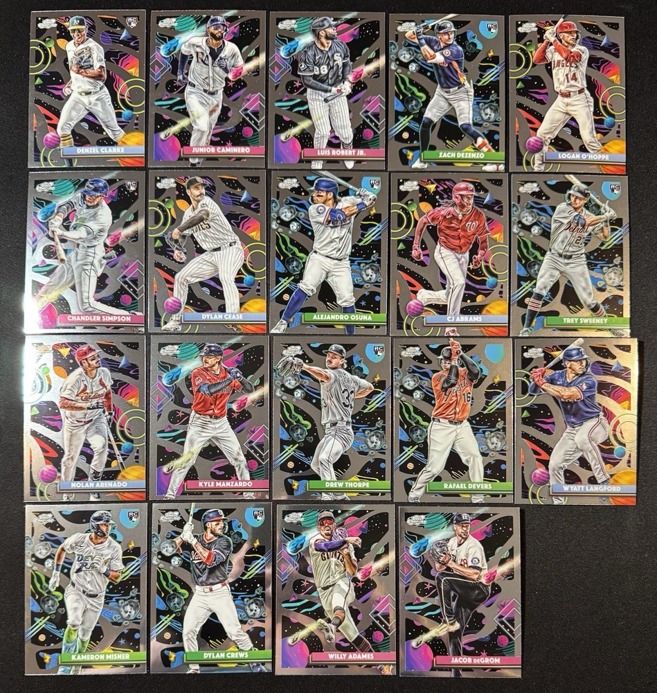 2025 Topps Chrome Cosmic - Base, Inserts, Refractors & Nucleus (You Pick)