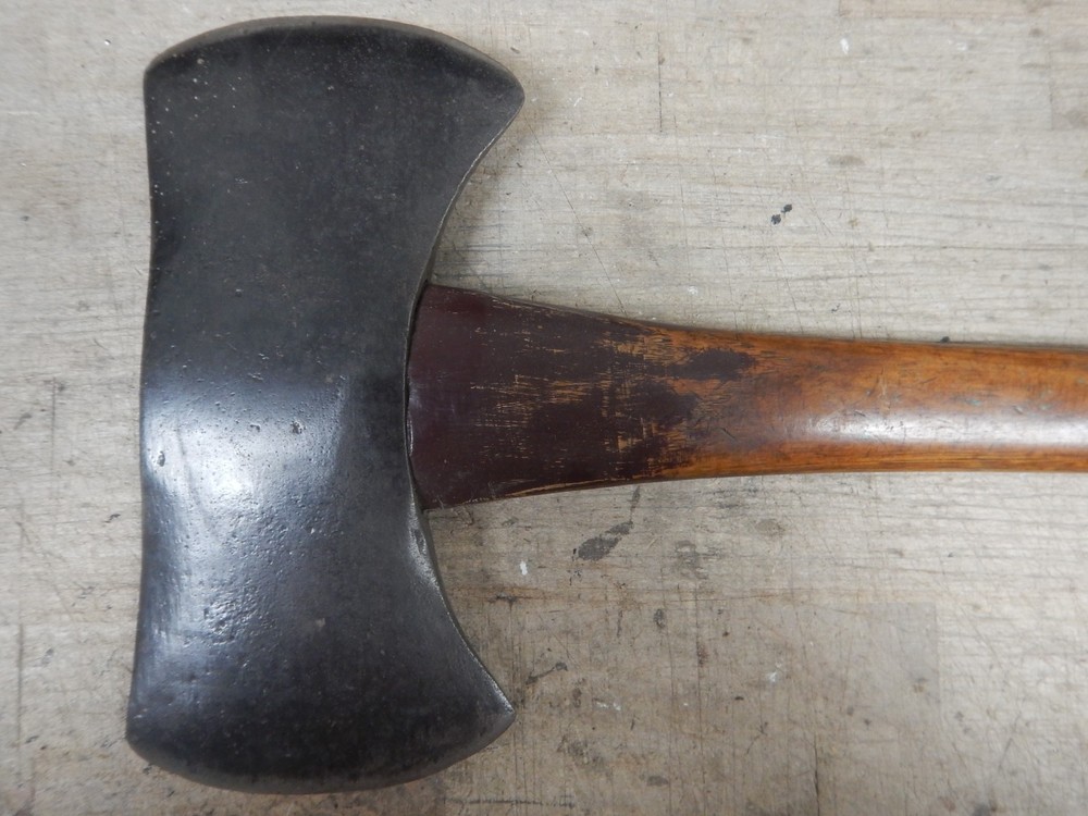 Vintage Keen Kutter 4 pound Double bit axe with straight Handle