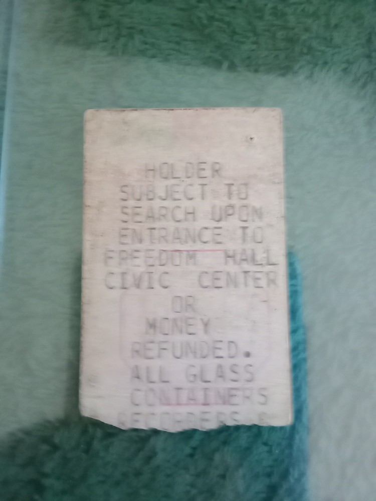 Kiss 💋 Destroyer Tour, 7-19-76, Johnson City TN. Ticket Stub History 🎸