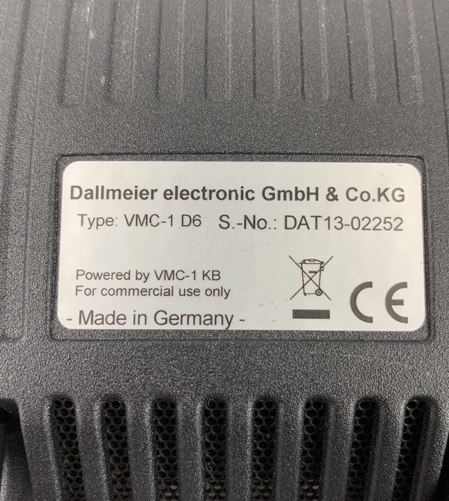 Dallmeier VMC-1 Video Management Screen And Keyboard - Untested