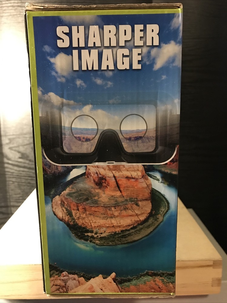 Sharper Image Virtual Reality Headset Smartphone 360 IOS or Android NEW IN BOX